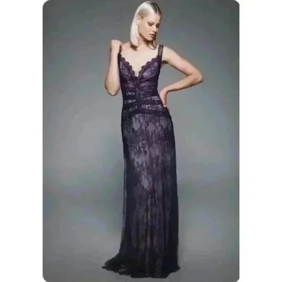 Tadashi Shoji Dutton Gown Size 14 NEW W/TAGS - Picture 2 of 7